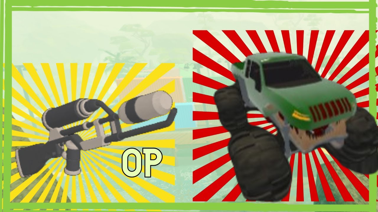 Using The New Flamethrower And The Monster Truck In Roblox Primal Pursuit
