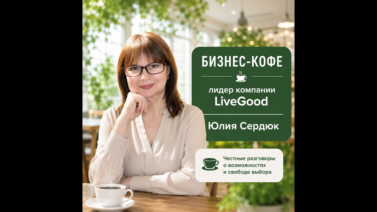 Бизнес-кофе с Юлией Сердюк, 22.07.2026, #LiveGood