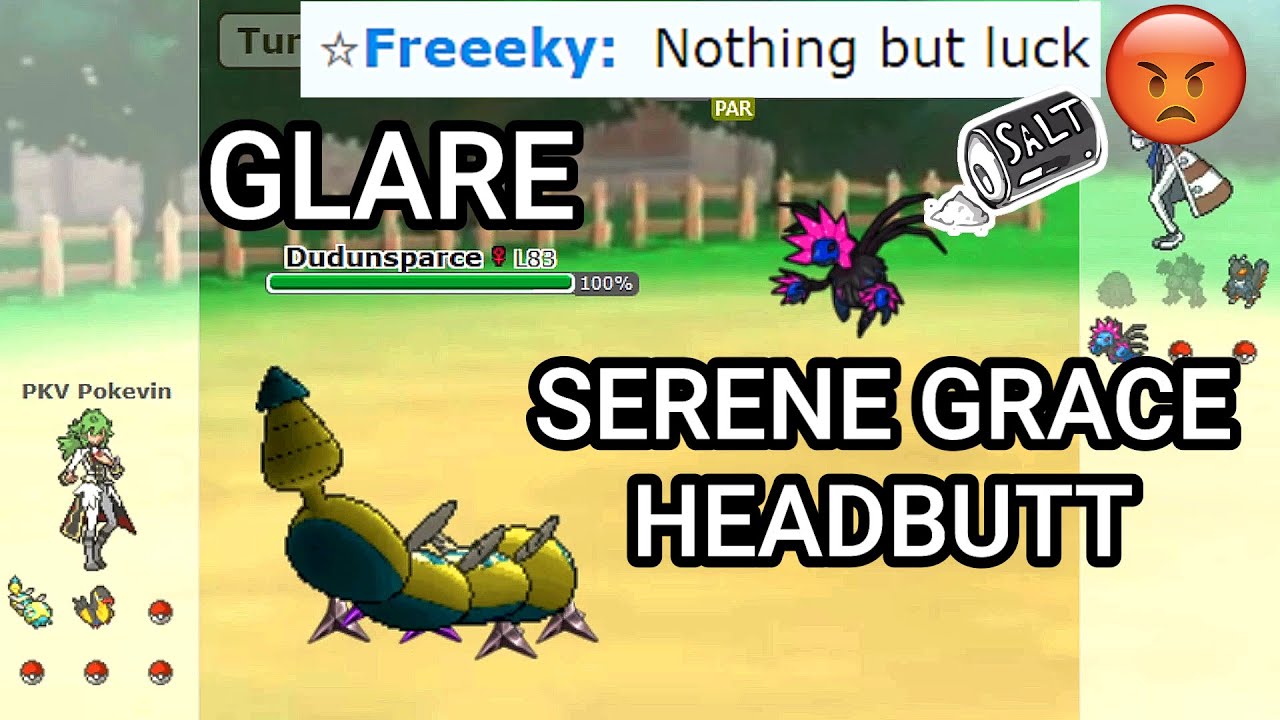 Player Gets Mad a Dudunsparce for Haxing Them (Pokemon Showdown Random Battles) (High Ladder)