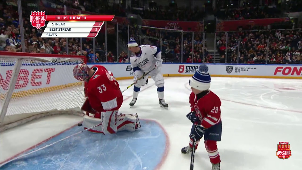Alexander Semin feeds his son for a great goal!