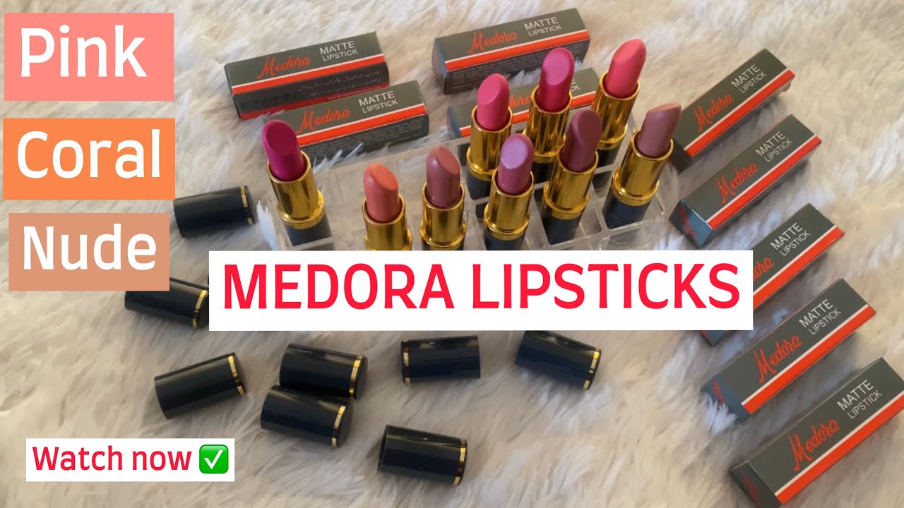 Medora lipsticks| Best affordable lipsticks|250 rupees| pink,coral,nude shades#beauty #trending