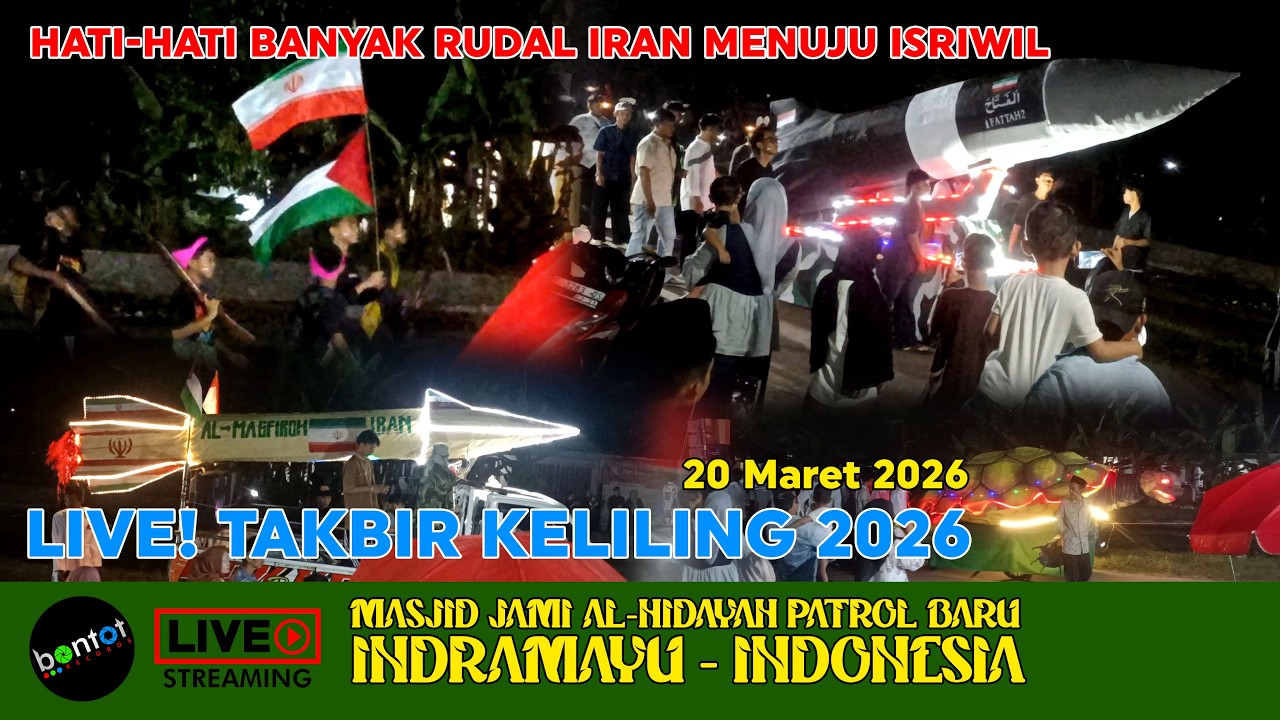 [Live] TAKBIR KELILING 2026 | 1 SYAWAL 1447 H. | MASJID JAMI AL-HIDAYAH PATROL BARU | BONTOT RECORDS
