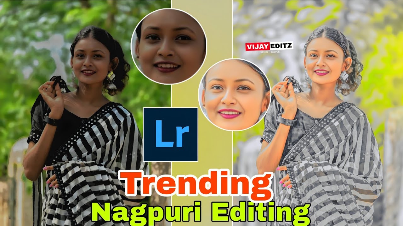 How To Viral 😱 Nagpuri Photo Editing कैसे करे // Instagram Trending Nagpuri photo Editing Lightroom