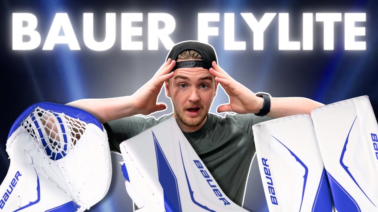Лучший обзор Bauer FLYLITE! (Обзор и тест вратарских щитков Bauer Vapor FlyLite)