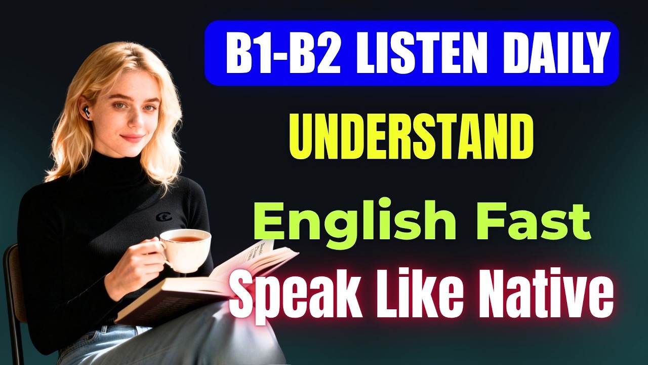 Speak English Fluently Fast | B1–B2 Daily Listening for Real Conversations