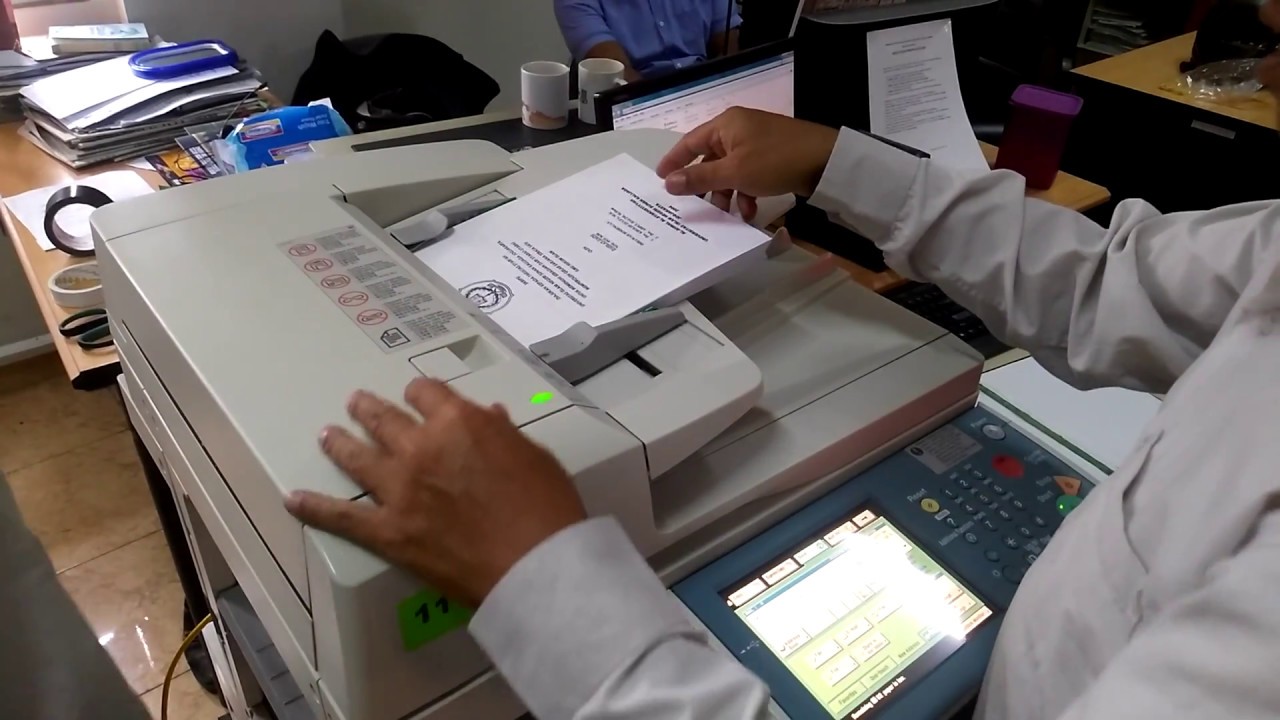Setting mesin fotocopy : Cara Scan dan Transfer Ke Komputer dengan Fotokopi Canon #canon #fotocopy