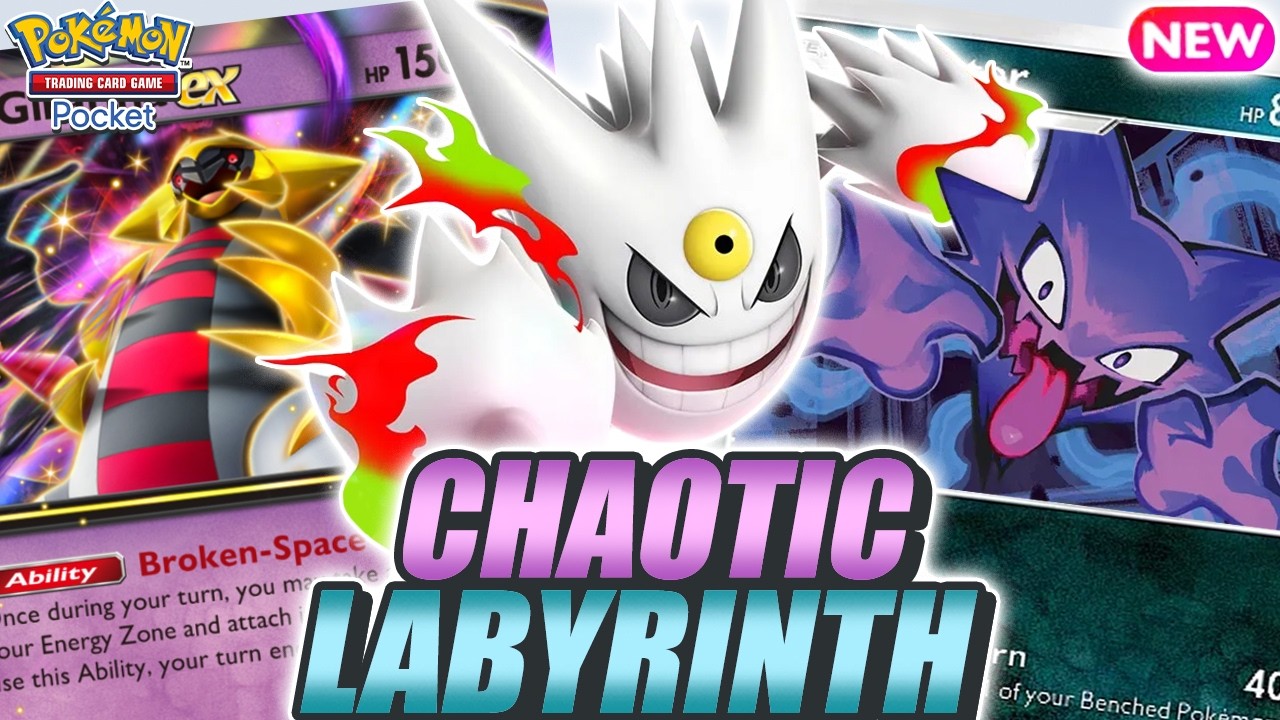 ABSOLUTE EVIL ! MEGA GENGAR & GIRATINA Bring Terror to Opponents ! - Pokemon TCG Pocket