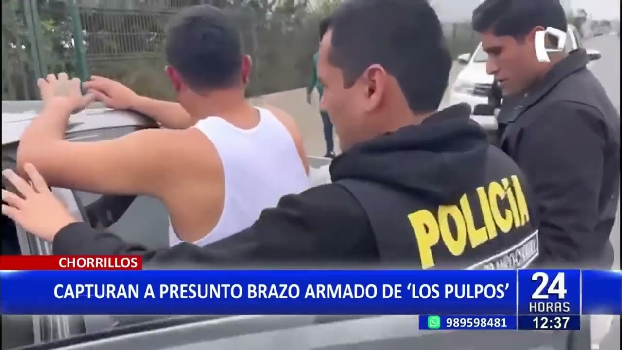 Coronel Charles Infante lidera captura de presunto sicario de “Los Pulpos del Sur” en Chorrillos