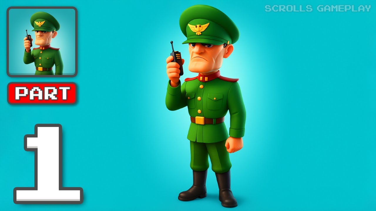 Top Commander - Gameplay Walkthrough Part 1 - Upgrade Troops Conquer All (iOS, Android)