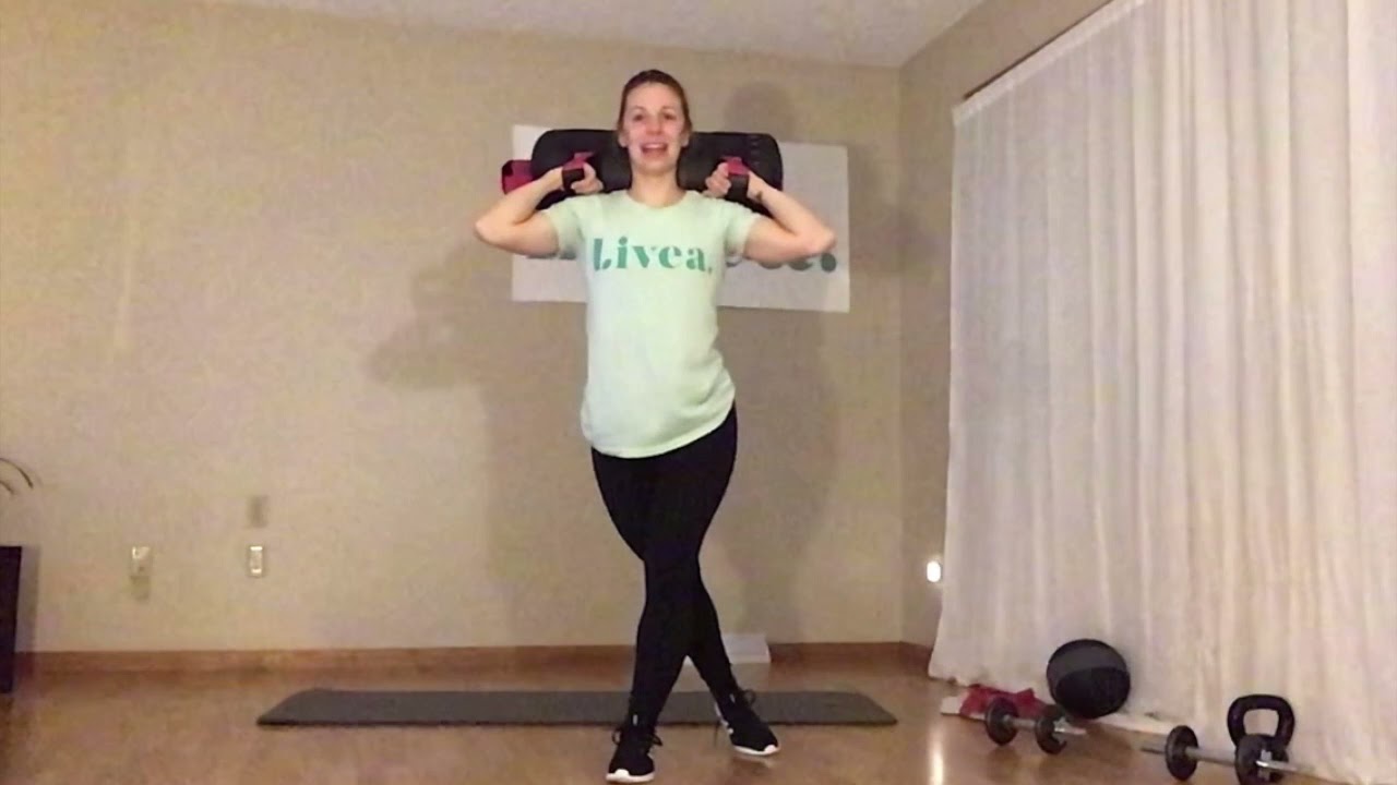 **New Class** Join Alyssa as she takes you through a progressive strength routine for the lower body
