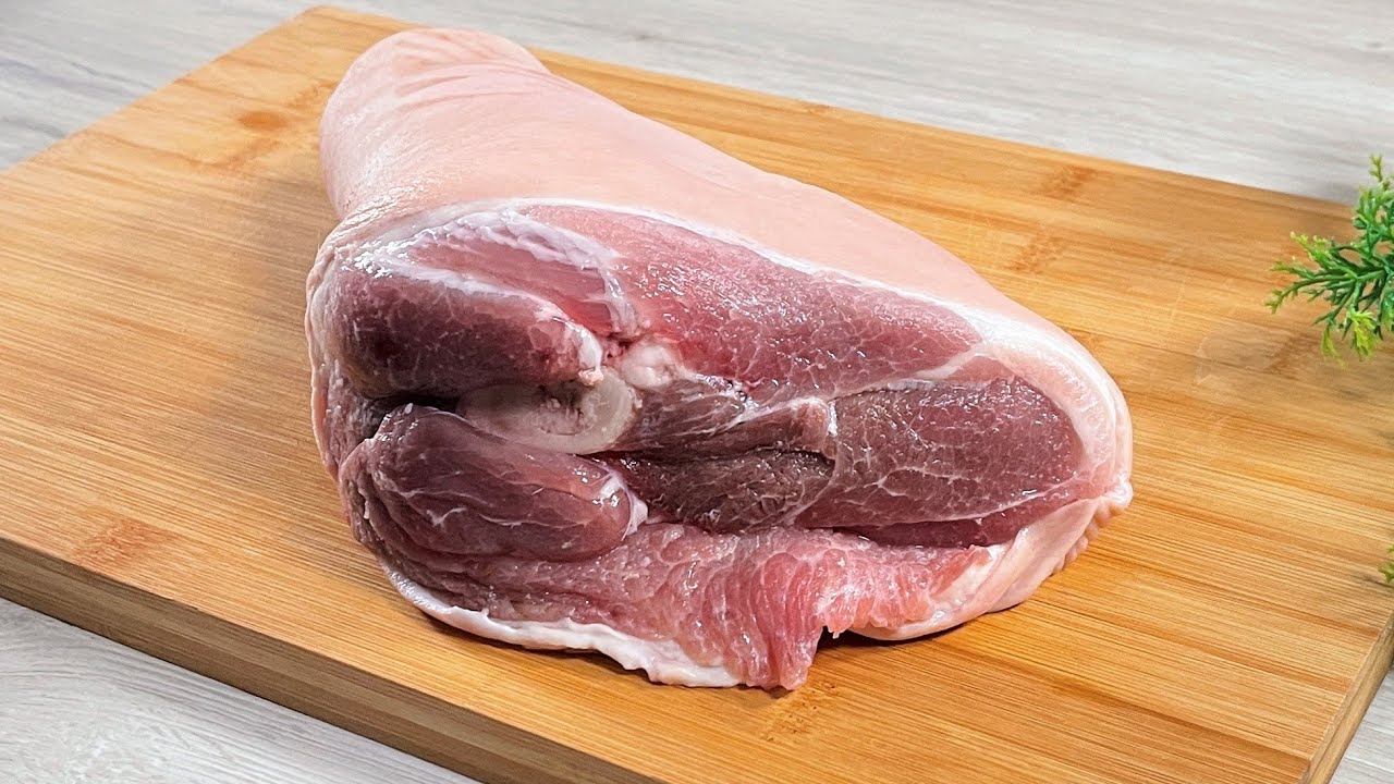 Бабушка научила меня делать эту свиную рульку! Просто и очень вкусно! АСМР