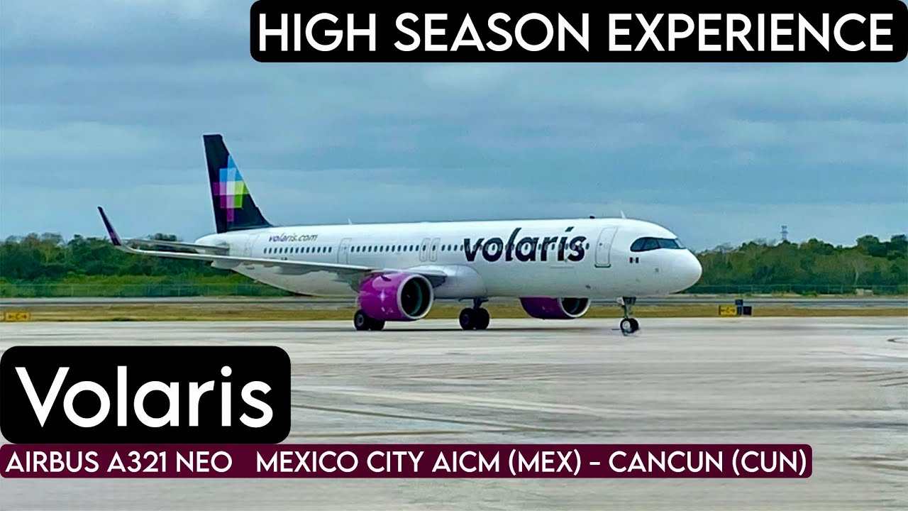 VOLARIS Airbus A 321 NEO | Mexico City AICM (MEX) - Cancun (CUN) | [FLIGHT REPORT] Economy Class