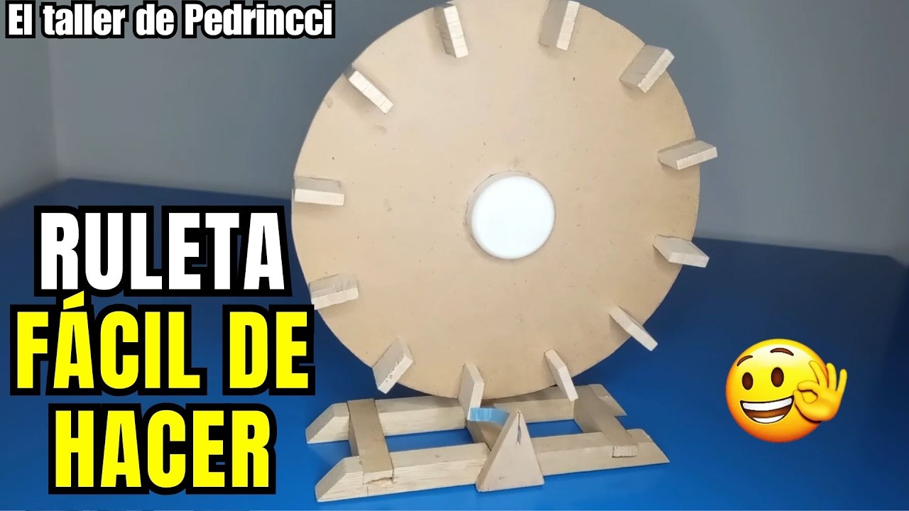 Cómo hacer una RULETA #diy