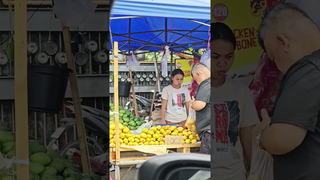 MURANG MANGGA SA TANAY. MATATAMIS MAY LIBRE PANG BAGOONG.