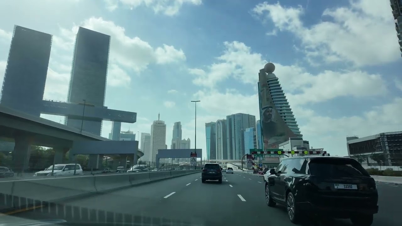 Al Muraqqabat to Dubai Water Canal | 4K Dubai Ride