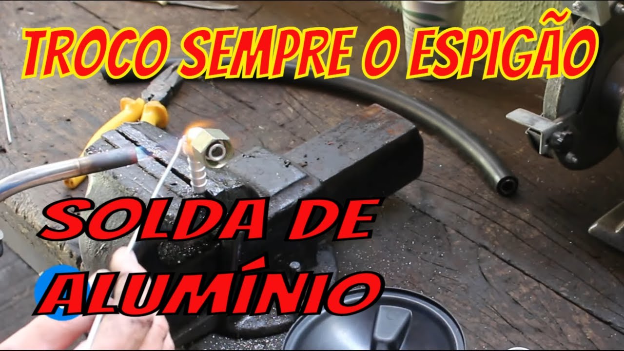 SOLDA DE ALUMÍNIO E CLIPAGEM DE MANGUEIRA , COMO EU FAÇO AQUI NA OFICINA , SEM CORTES !