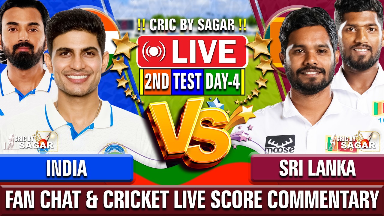 India vs Sri Lanka | IND vs SL | Day 4 | Cricket Live Score Commentary | 26 Aug 2026