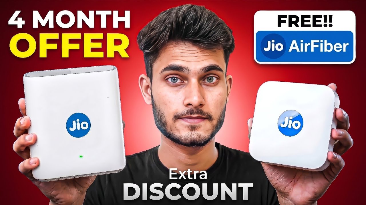 Jio AirFiber New Offer 2026 - Big Discount, Installation, 4k Set Top Box & Recharge Plans