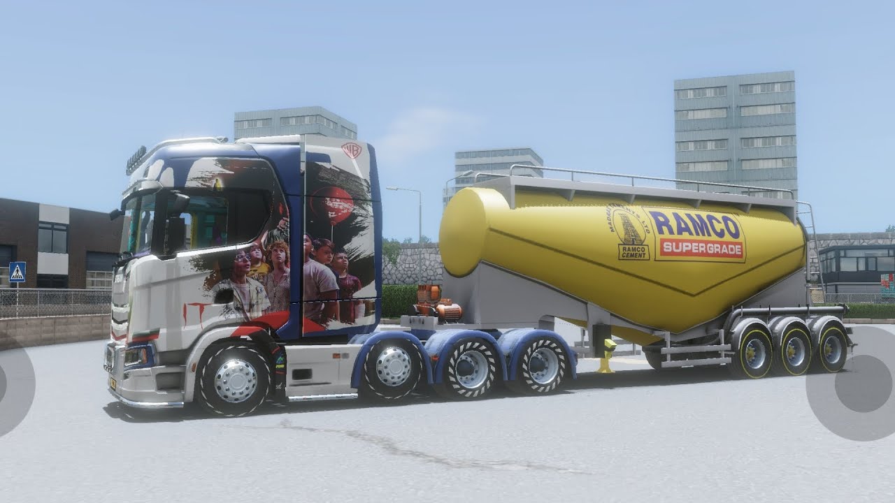 Truckers of Europe 3 delivery Ramco Cement #toe3 #ets2 #automobile #truckersofeurope3 #ets 