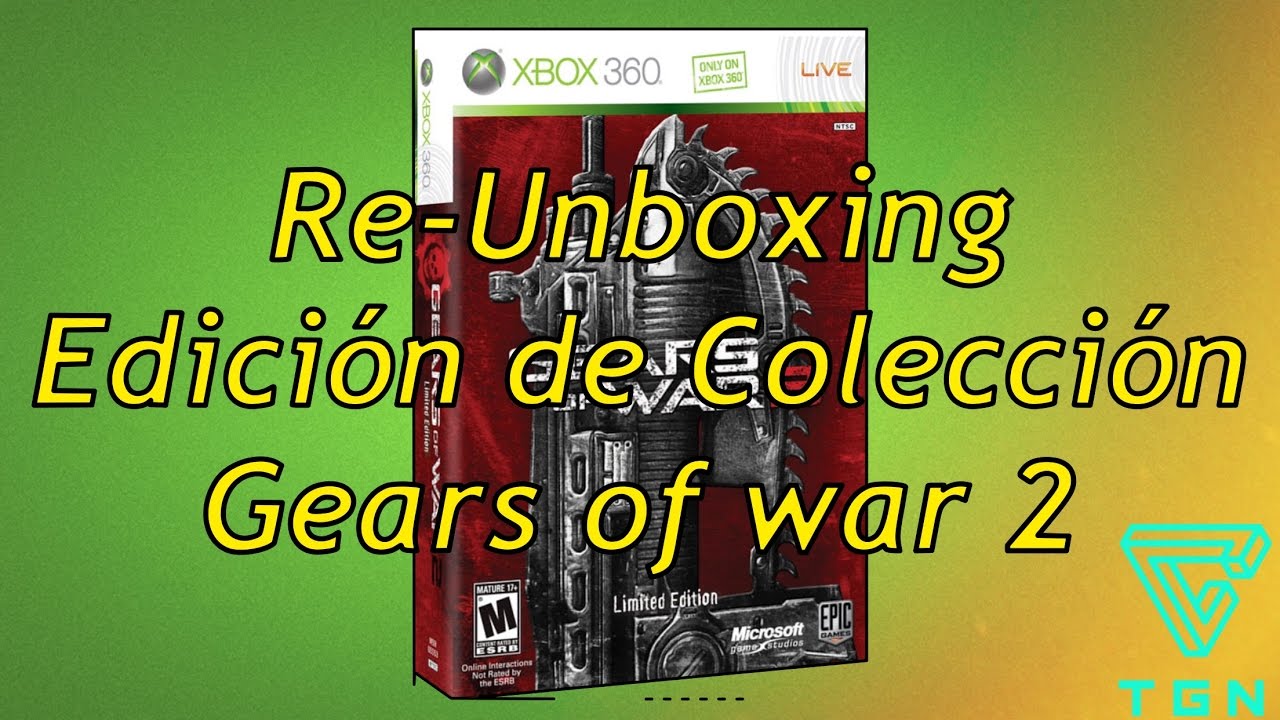 Re-Unboxing Gears of War 2 Edición Coleccionista (MX) 1080p 60fps