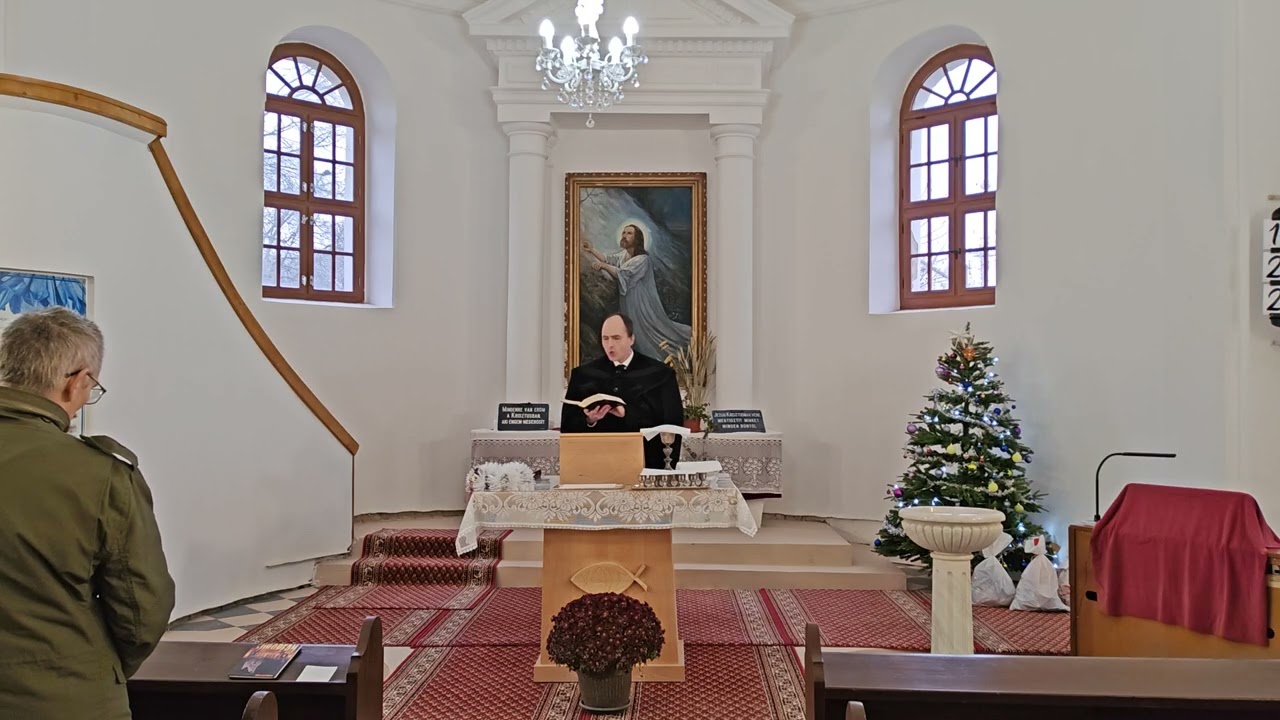 Karácsonyi Istentisztelet.2025.december.25.délután 14 óra