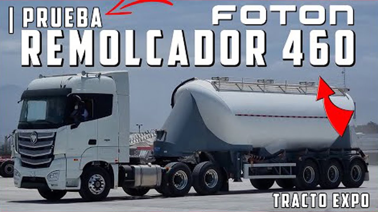 TEST camión FOTON: Remolcador 460 con caja automatizada y con suspensión de aire | Tracto Expo 2022