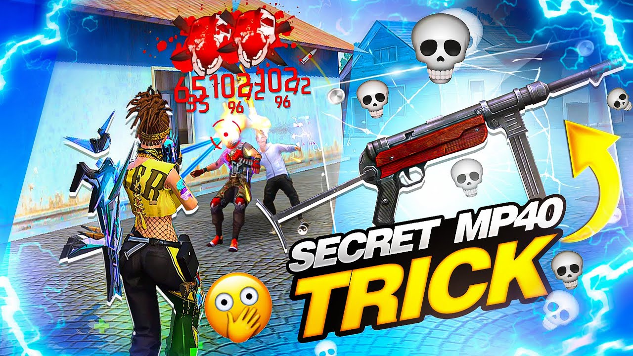 MP40 Headshot Tricks 💀🔥 100% Headshot Rate Trick + Settings ⚙️ No Recoil || Free Fire Max