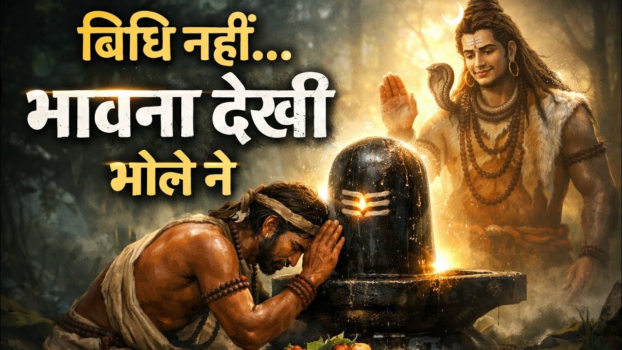 विधि नहीं, भावना देखी भोले ने | कन्नप्पा भिल की सच्ची bhajan | Shiv Bhakti song | Ankit Singh 