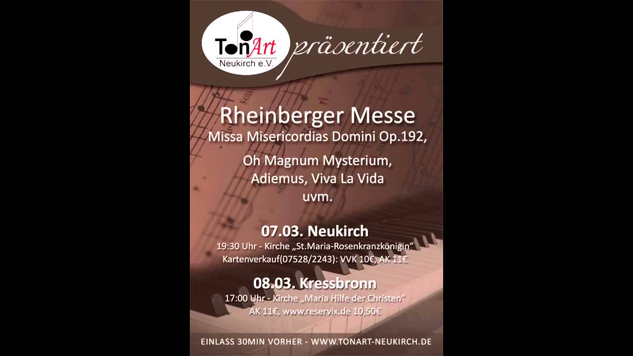 Rheinberger Messe - Missa Misericordias Domini Op. 192 - Credo