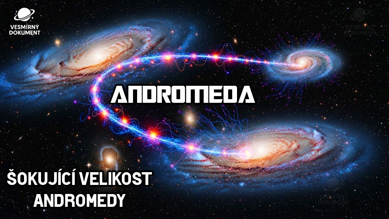 Galaxie Andromeda: Je DVAKR&Aacute;T vět&scaron;&iacute;, než si mysl&iacute;te.