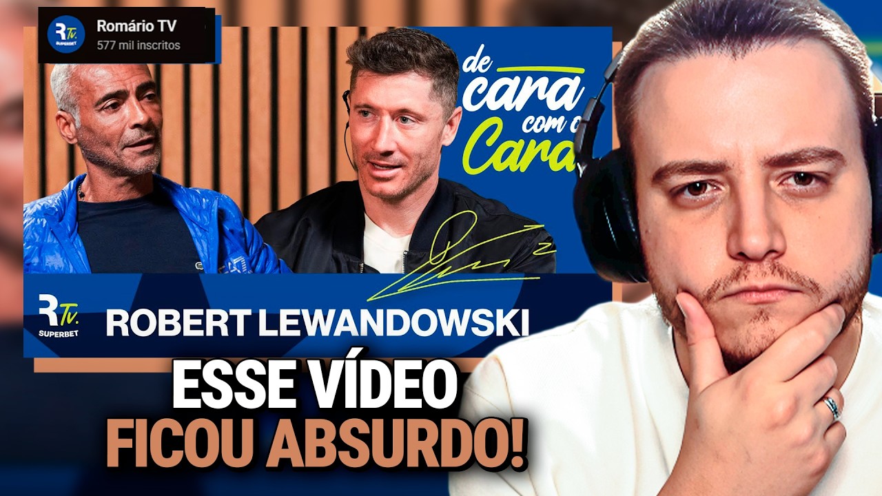 LEWANDOWSKI - DE CARA COM O CARA #25 - REACT ROMÁRIO TV