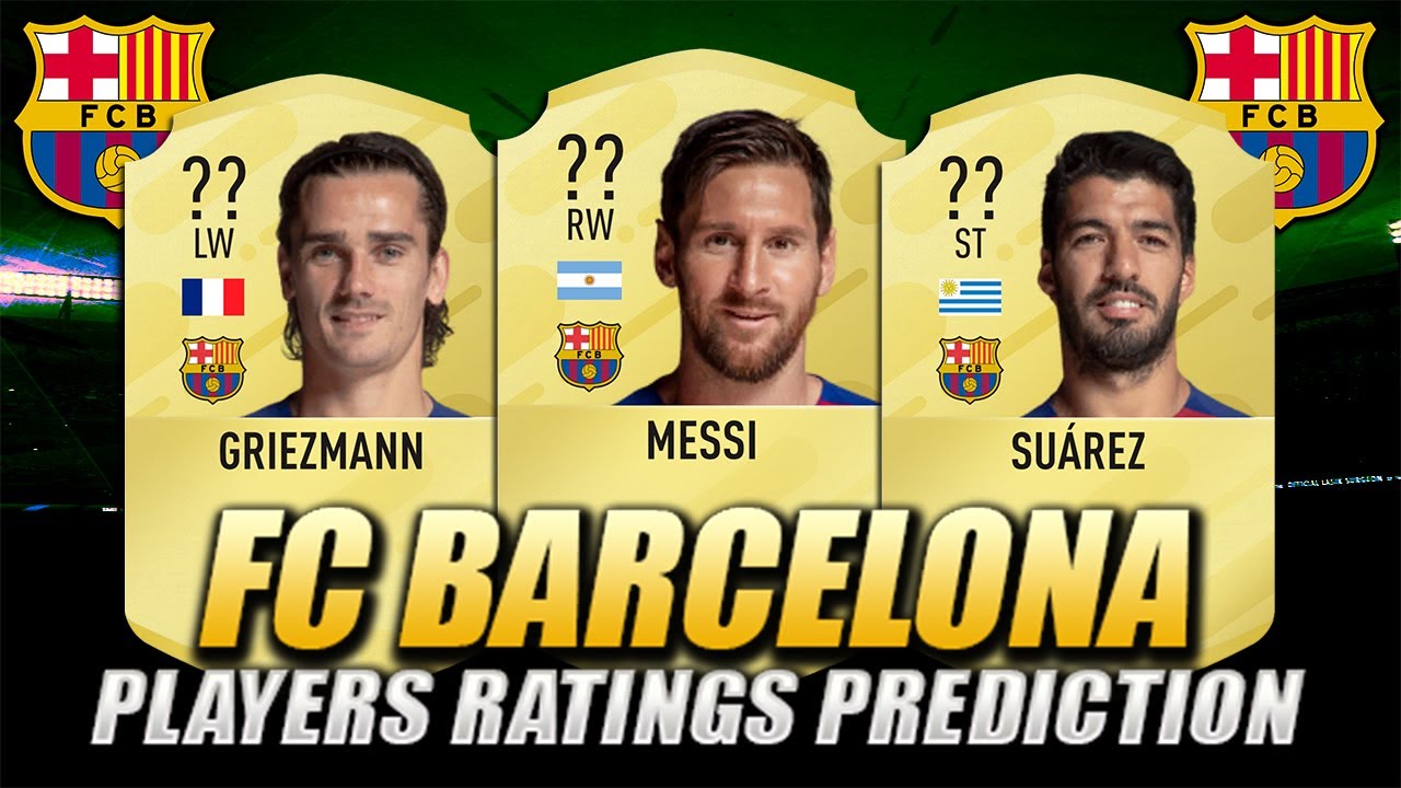 FIFA 21 | FC BARCELONA PLAYERS RATINGS PREDICTION | w/ Messi, Suarez & Griezmann