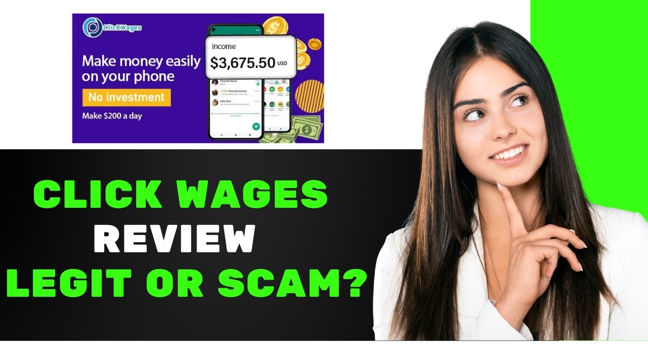 NEW* Click Wages Review | Is Click Wages Legit Or Scam?