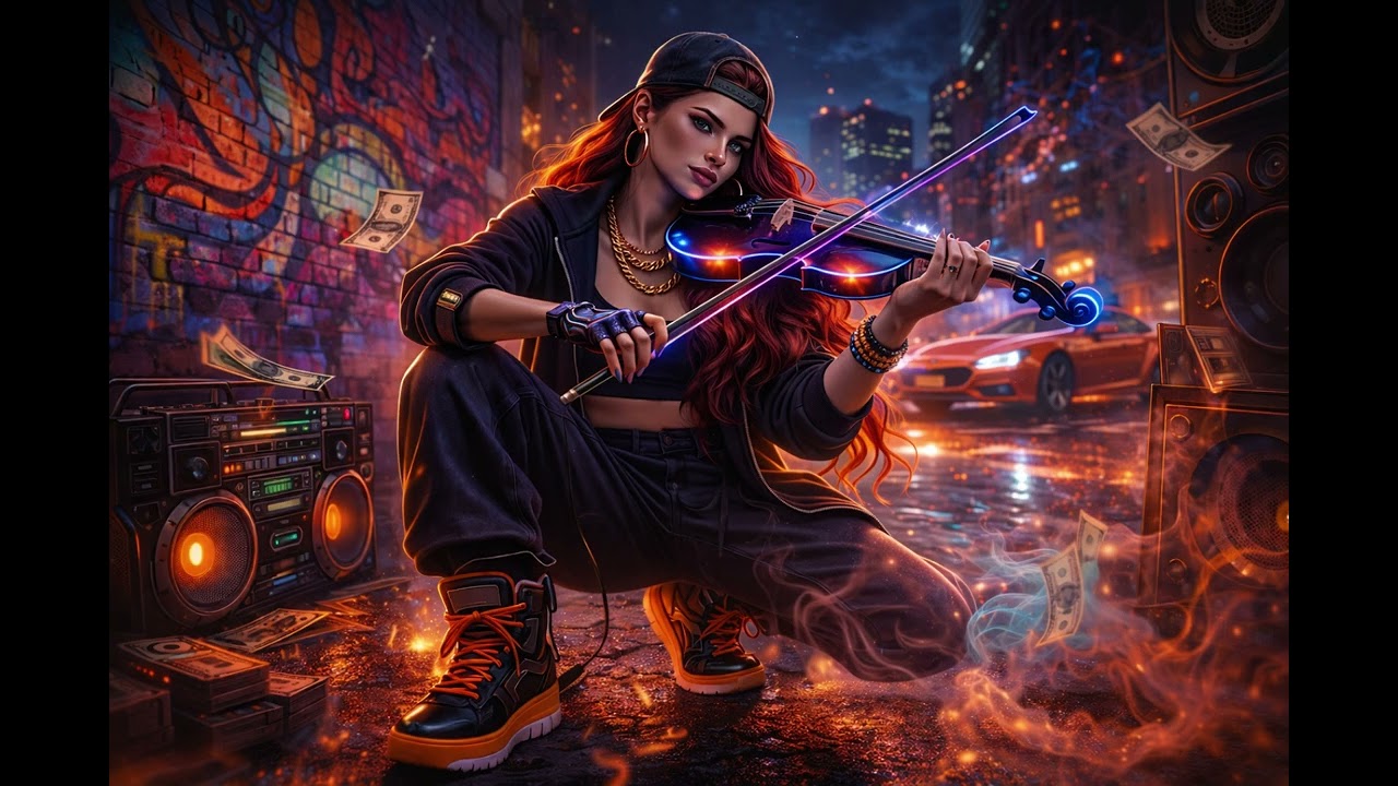 The Violin Girl Hiphop – She Turned Silence Into a Storm 🎻⛈️🔥