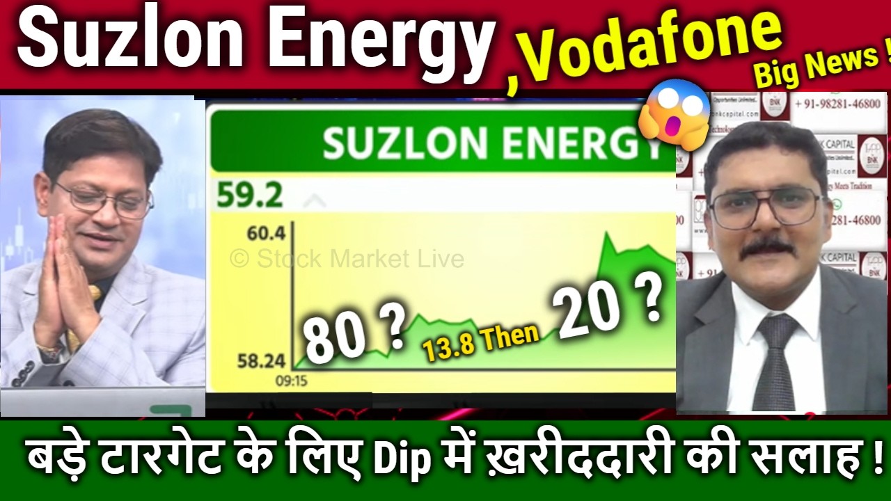 Suzlon Energy,Vodafone Idea Share latest news,Buy or not ?,suzlon Analysis,vi share News,idea target