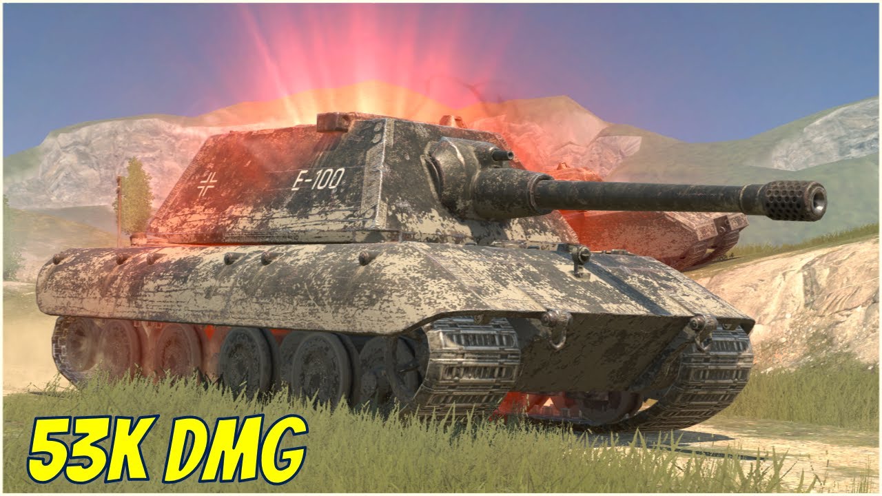 BIG BOSS E 100 - 53000 DMG 11 KILLS ● WoT Blitz