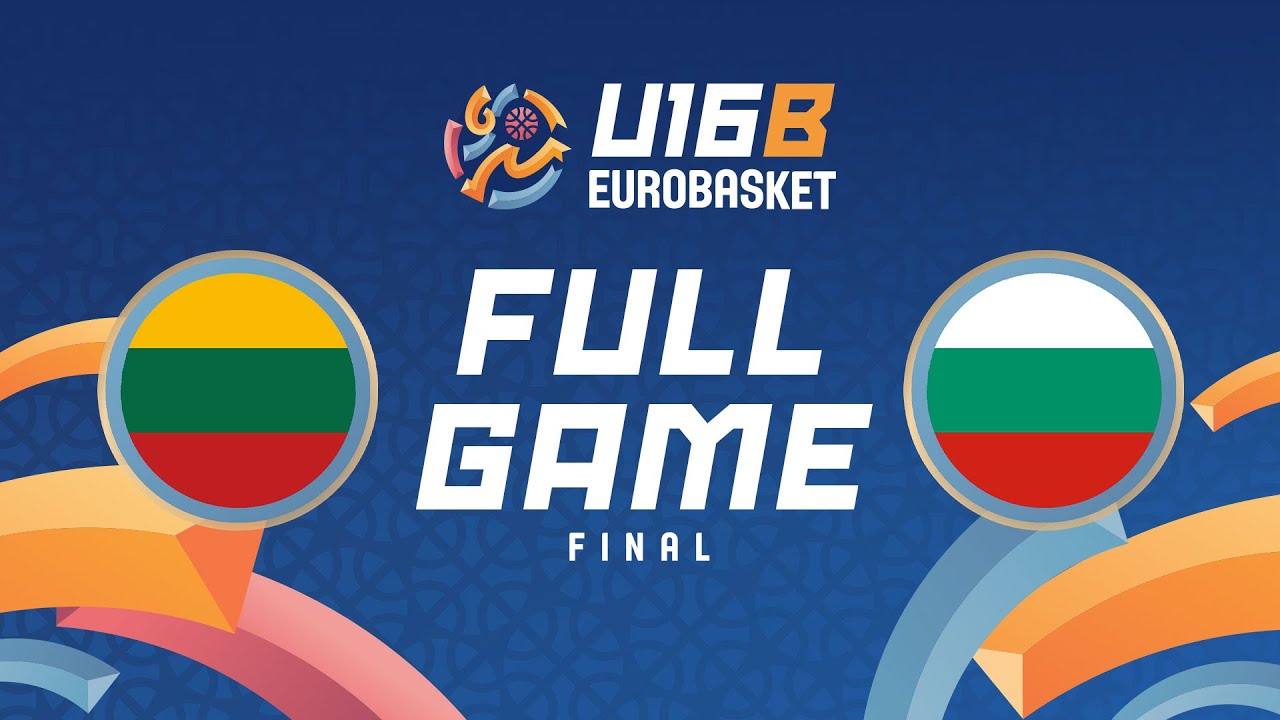 Final | Lithuania v Bulgaria | Full Basketball Game | FIBA U16 Women's EuroBasket 2025 Div B