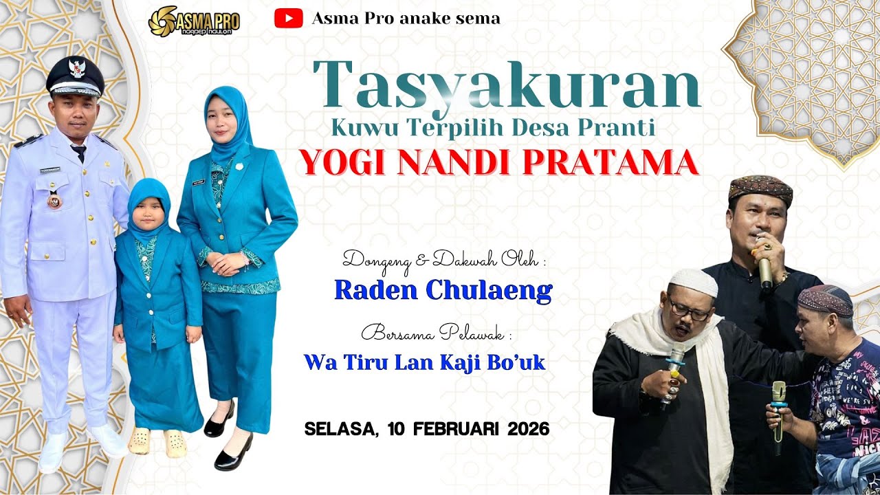 TASYAKURAN KUWU TERPILIH DESA PRANTI KANG NANDI YOGGI PRATAMA | 10 FEBRUARY 2026