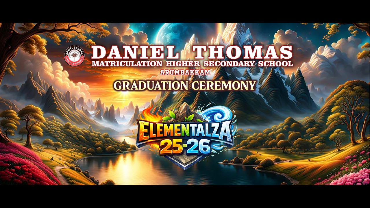🔴 LIVE 🎓 KG Graduation Ceremony 2025–26 | Daniel Thomas | Arumbakkam