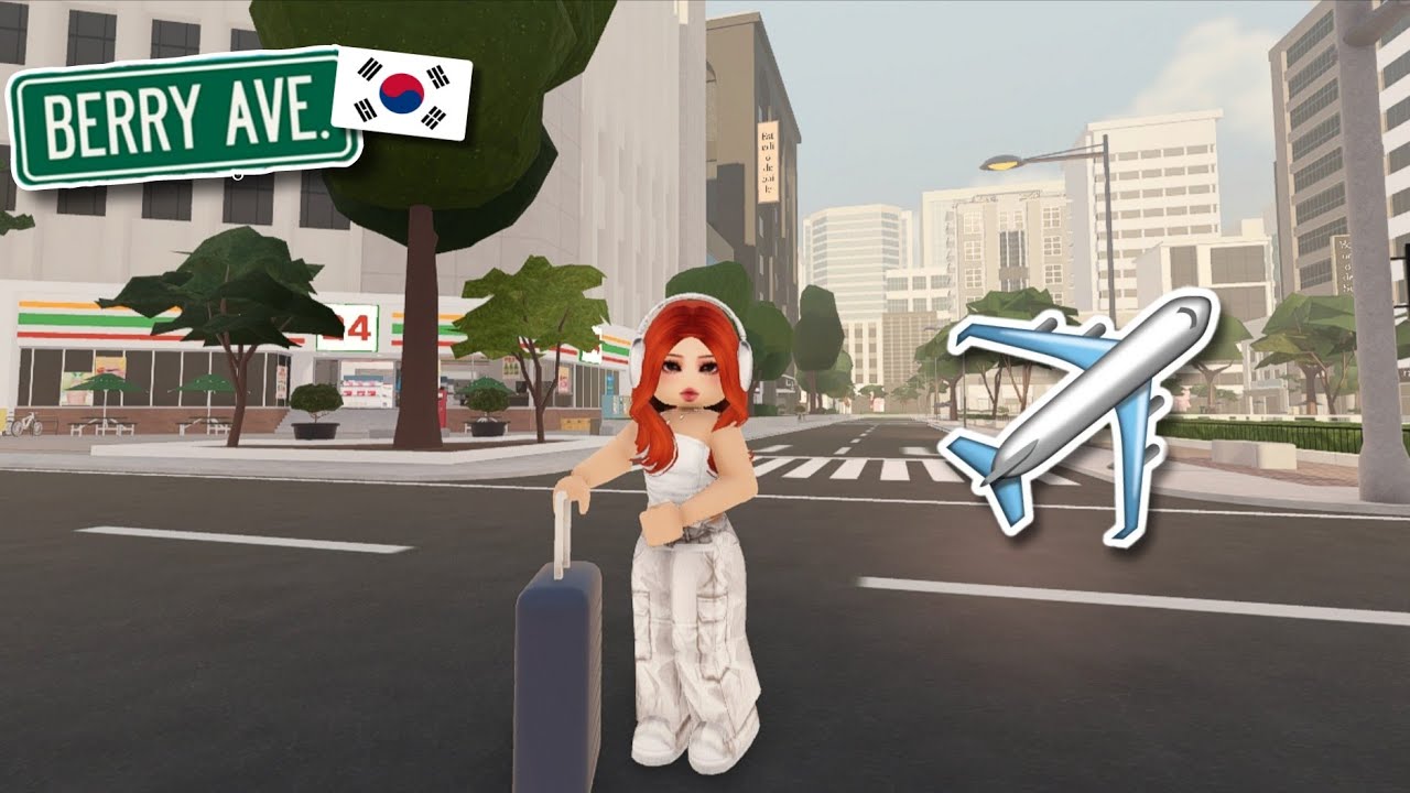 ¡Vacaciones en COREA DEL SUR! 🇰🇷 ✈️  kr | Roblox Berry Avenue 