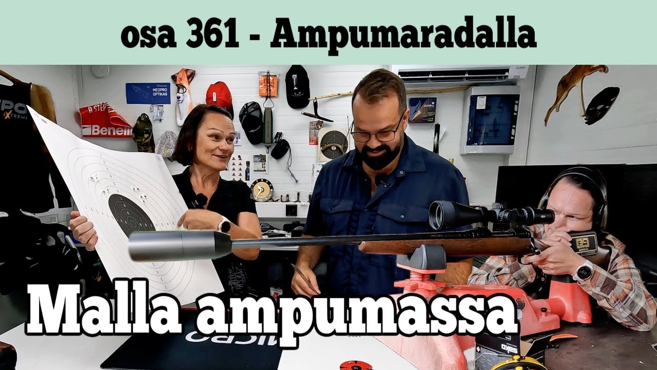 Osa 361 - Malla ampumassa kiväärillä - 2023/2024