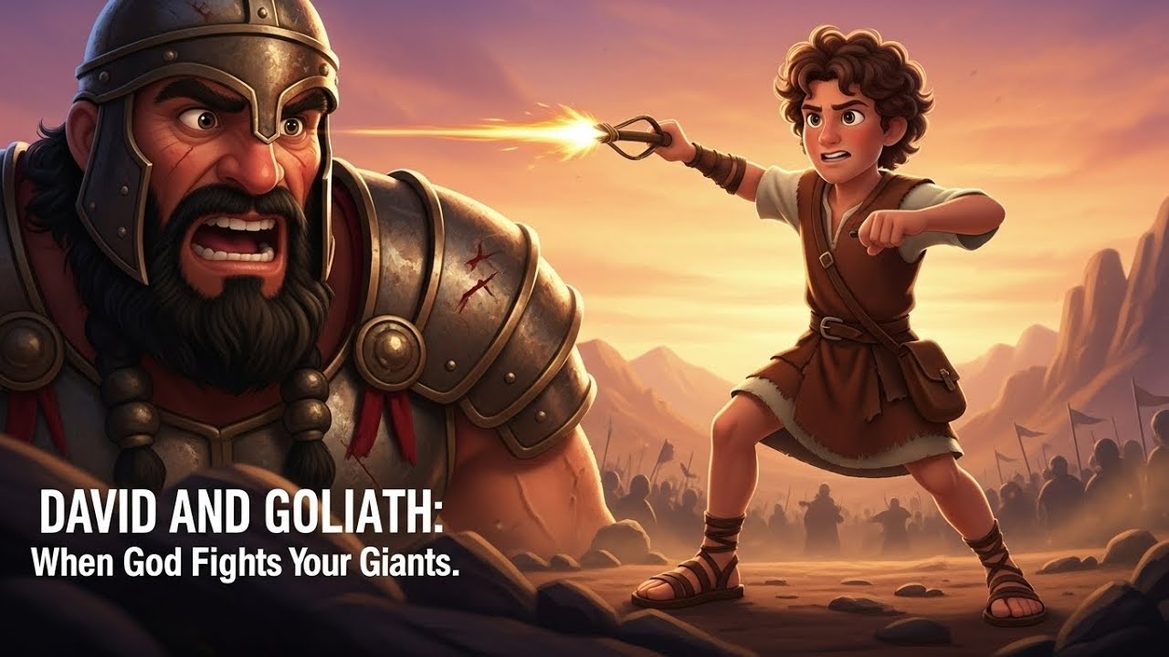 David vs Goliath: How Faith Defeats Giants | Bible Story Kids