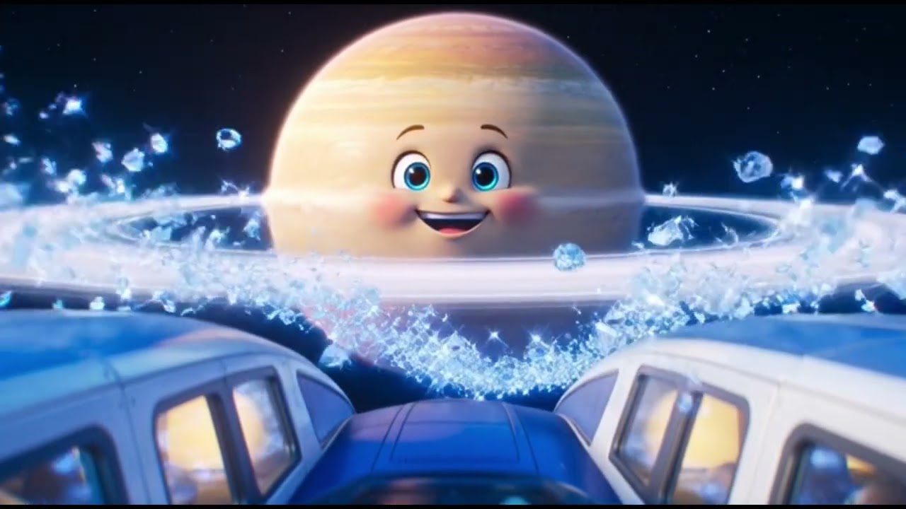 Kosmiczny Pociąg 🚀 Planety Układu Słonecznego | Piosenka dla dzieci