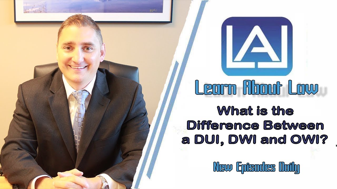 What is the Difference Between a DUI, OWU and DWI? | Learn About Law