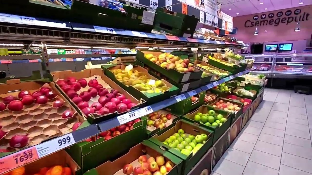 Budapest local grocery stores June 2022