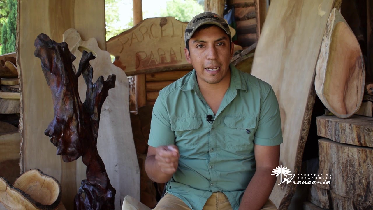 Exequiel Vidal: la artesan&iacute;a en madera que destaca en Padre Las Casas