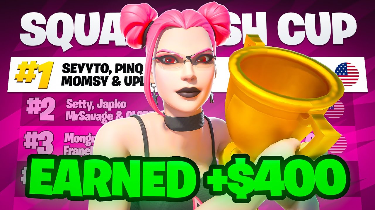 1-е место в FIRST Squad Cash Cup ($400) 🏆 с Pinq, Momsy и Upl