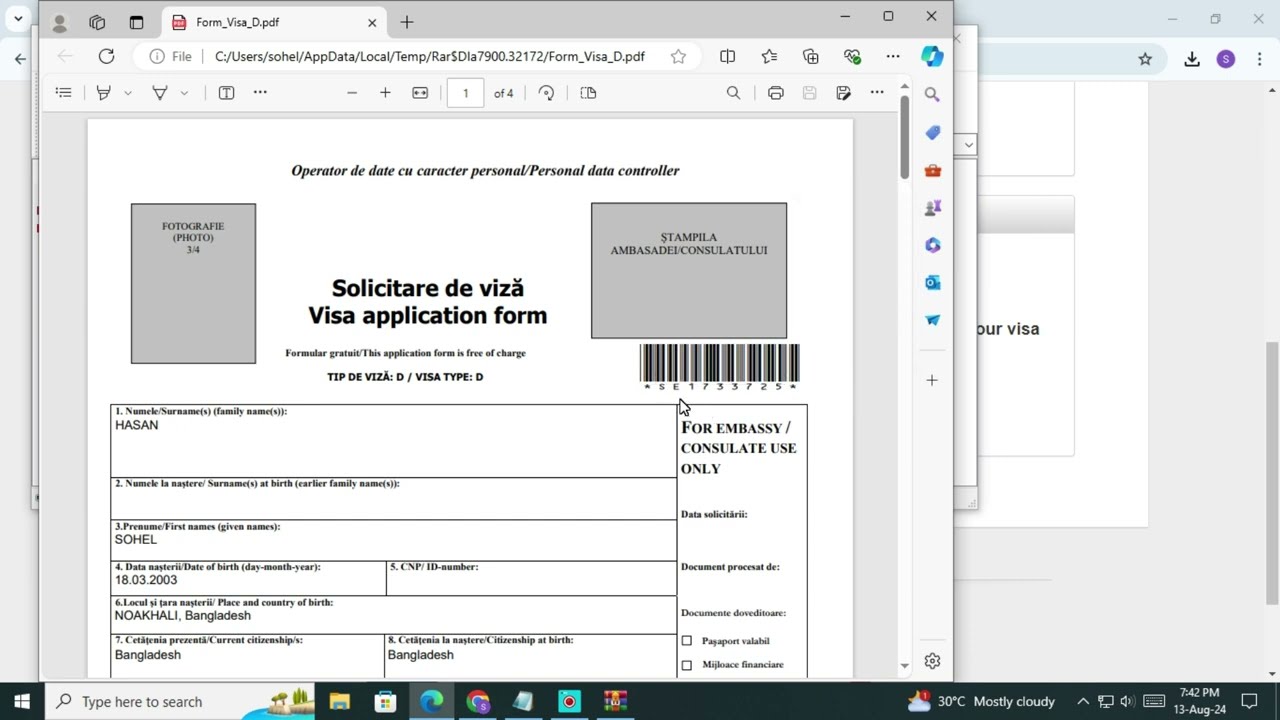 How to take Romanian  Embassy Appointment  | Bangladesh | Student visa update