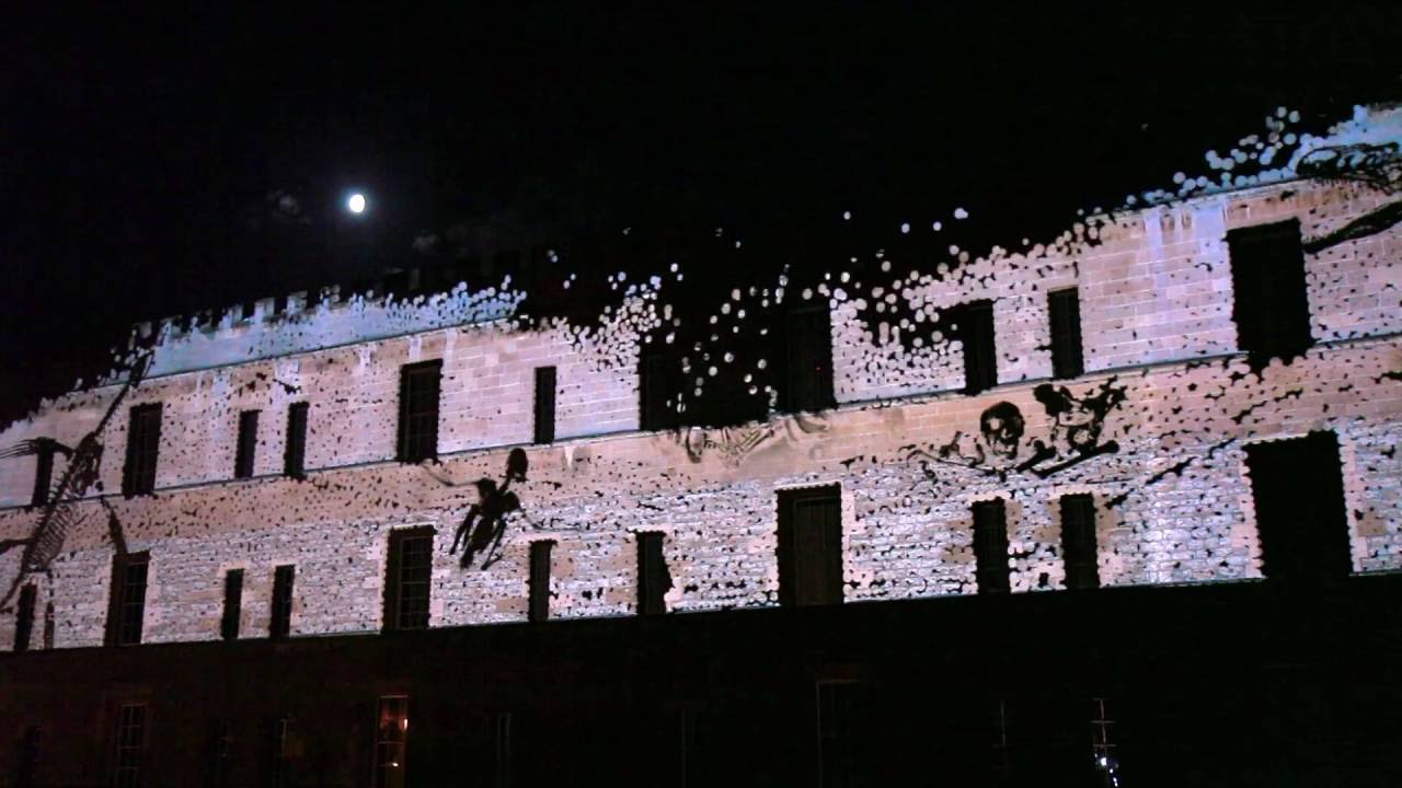 New College Commemoration Ball 2016, 25th June 2016, Light Show