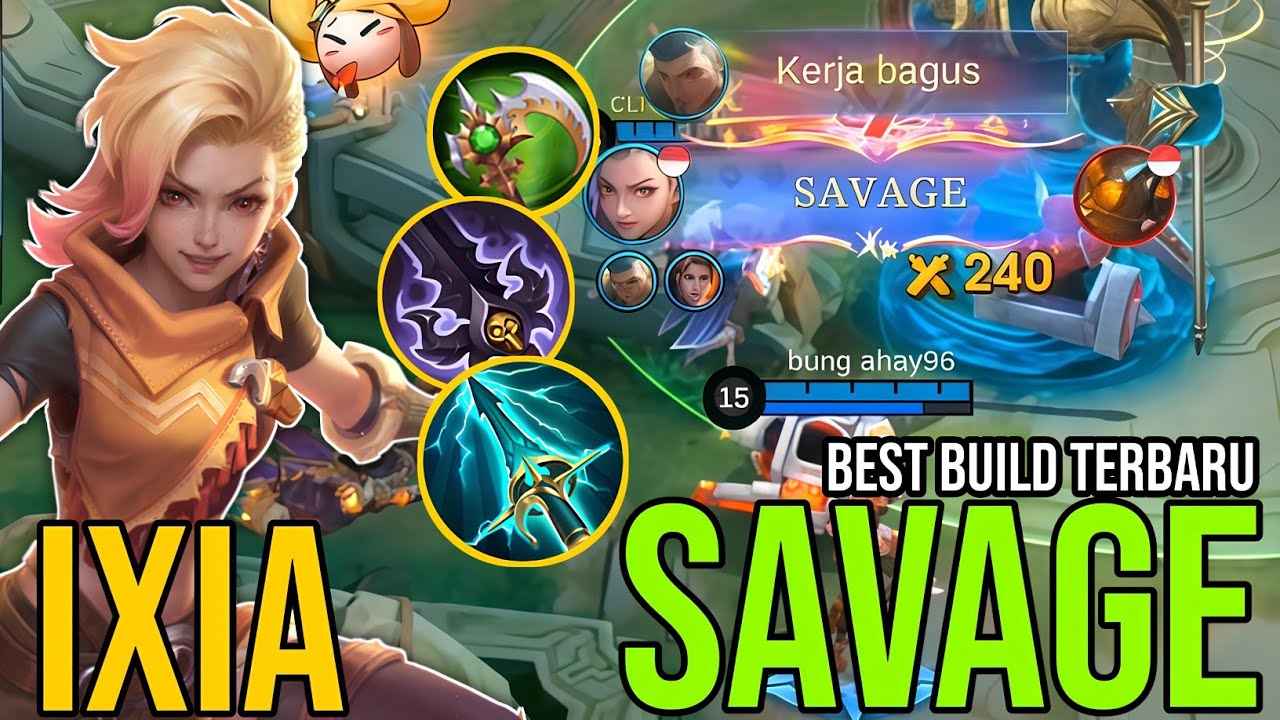 SAVAGE! BUILD IXIA TERSAKIT 2026   MOBILE LEGENDS INDONESIA